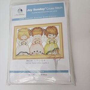 Joy Sunday Cross‎ Stitch Kit Three Little Angels 70x50cm